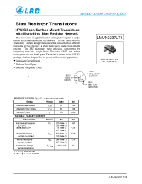 Datasheet LMUN2237LT1 manufacturer Leshan Radio