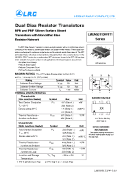 Datasheet LMUN5311DW1T1G manufacturer Leshan Radio