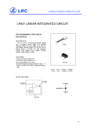 Datasheet LR431A manufacturer Leshan Radio