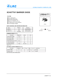 Datasheet LRB491T1G manufacturer Leshan Radio