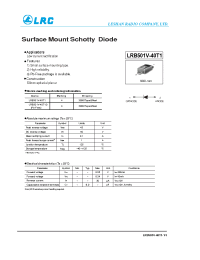 Datasheet LRB501V-40T1 manufacturer Leshan Radio