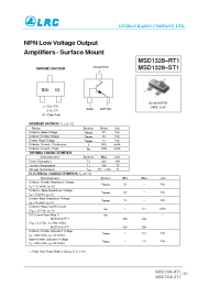 Datasheet MSD1328-ST1 manufacturer Leshan Radio