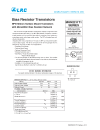 Datasheet MUN2211T1 manufacturer Leshan Radio