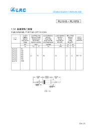 Datasheet RL151G manufacturer Leshan Radio