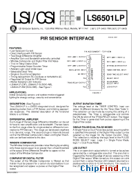 Datasheet LS6501LP-SW manufacturer LSI