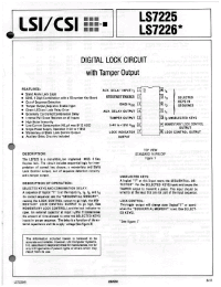 Datasheet LS7226 manufacturer LSI