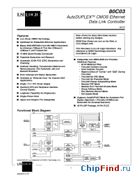 Datasheet DQ80C03 manufacturer LSI Logic