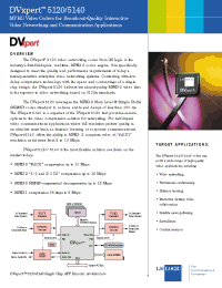 Datasheet DVxpert5120 manufacturer LSI Logic