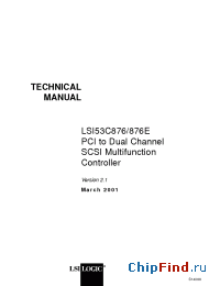 Datasheet LSI53C876 manufacturer LSI Logic