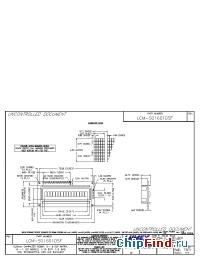 Datasheet LCM-S01601DSF manufacturer Lumex