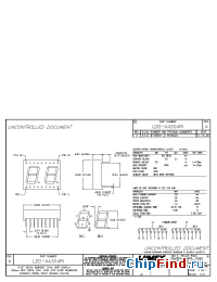 Datasheet LDD-A4304RI manufacturer Lumex