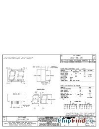 Datasheet LDD-A812RI manufacturer Lumex