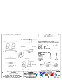 Datasheet LDD-C5002RI manufacturer Lumex