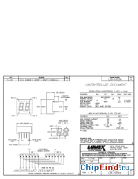 Datasheet LDD-F302NI manufacturer Lumex