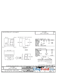 Datasheet LDG-C5616RI manufacturer Lumex