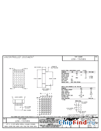 Datasheet LDM-15658NI manufacturer Lumex