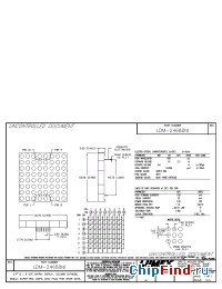 Datasheet LDM-24688NI manufacturer Lumex