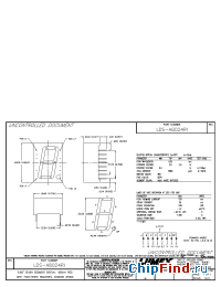 Datasheet LDS-A8024RI manufacturer Lumex