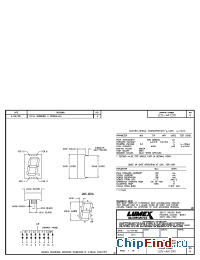 Datasheet LDS-AA12RI manufacturer Lumex
