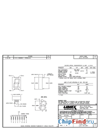 Datasheet LDS-AA16RI manufacturer Lumex
