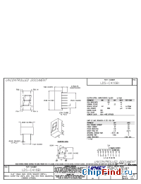 Datasheet LDS-C416BI manufacturer Lumex