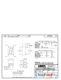 Datasheet LDS-C504RI manufacturer Lumex