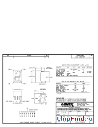 Datasheet LDS-C5643RI manufacturer Lumex