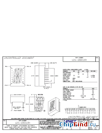 Datasheet LDS-E8002RI manufacturer Lumex
