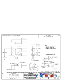Datasheet LPF-C012303S manufacturer Lumex