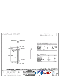 Datasheet SSL-LX3054YT-12V manufacturer Lumex