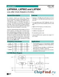 Datasheet LXP604 manufacturer Level One