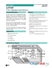 Datasheet LXT325PE manufacturer Level One