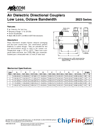 Datasheet 2023 manufacturer M/A-COM