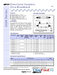 Datasheet 2026-6003-20 manufacturer M/A-COM