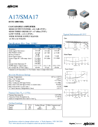 Datasheet A17 manufacturer M/A-COM