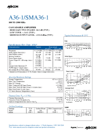 Datasheet A36-1 manufacturer M/A-COM