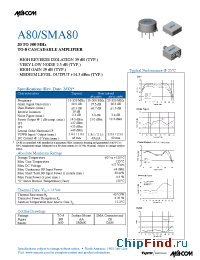 Datasheet A80 manufacturer M/A-COM