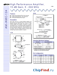 Datasheet AM-134 manufacturer M/A-COM