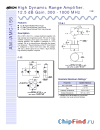 Datasheet AM-155 manufacturer M/A-COM