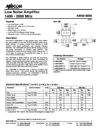 Datasheet AM500006V2 manufacturer M/A-COM