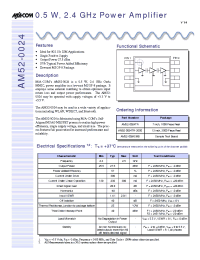 Datasheet AM52-0024 manufacturer M/A-COM