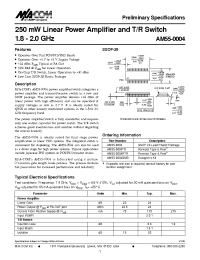 Datasheet AM55-0004RTR manufacturer M/A-COM