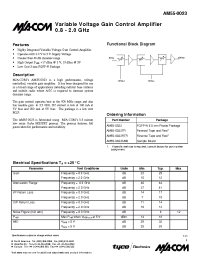Datasheet AM55-0023 manufacturer M/A-COM