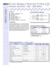 Datasheet AM55-0024RTR manufacturer M/A-COM