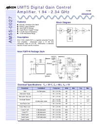 Datasheet AM55-0027 производства M/A-COM