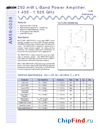 Datasheet AM59-0028 manufacturer M/A-COM