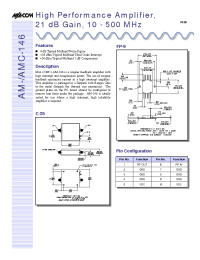 Datasheet AM-AMC-146 manufacturer M/A-COM