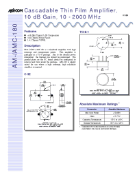 Datasheet AM-AMC-180 manufacturer M/A-COM