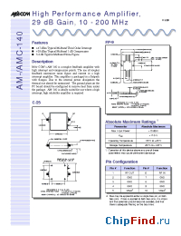 Datasheet AMC-140 manufacturer M/A-COM