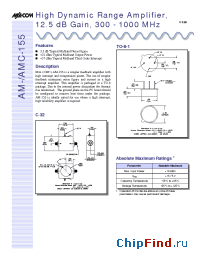 Datasheet AMC-155 manufacturer M/A-COM